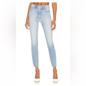 Mother denim Looker Ankle Fray in Wink